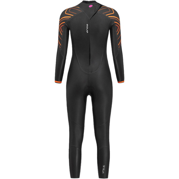 2026 Orca Womens Vitalis Thermal Back Zip Open Water Swim Wetsuit NN6U4801 - Black